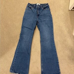 Abercrombie & Fitch Dark Blue Flare Jeans